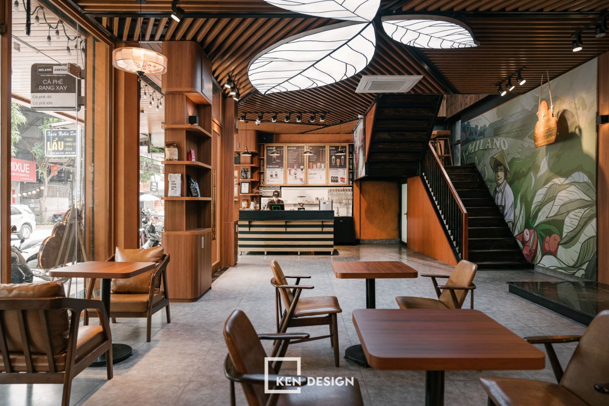 Thiết kế công năng quán cafe